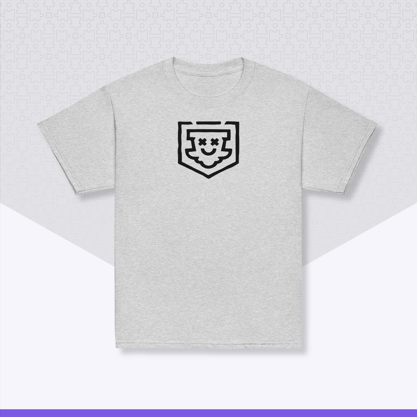 Youth Disc Golf Shirt | Bag On (Light Variant) - Gildan 5000B
