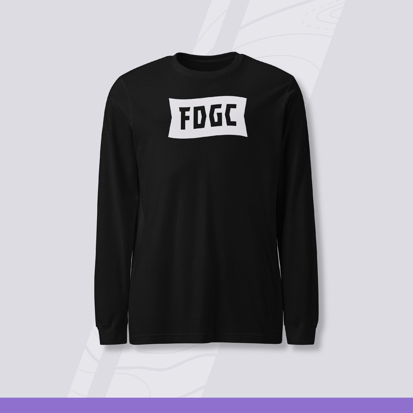 Unisex Long Sleeve Disc Golf Shirt - Banner Logo