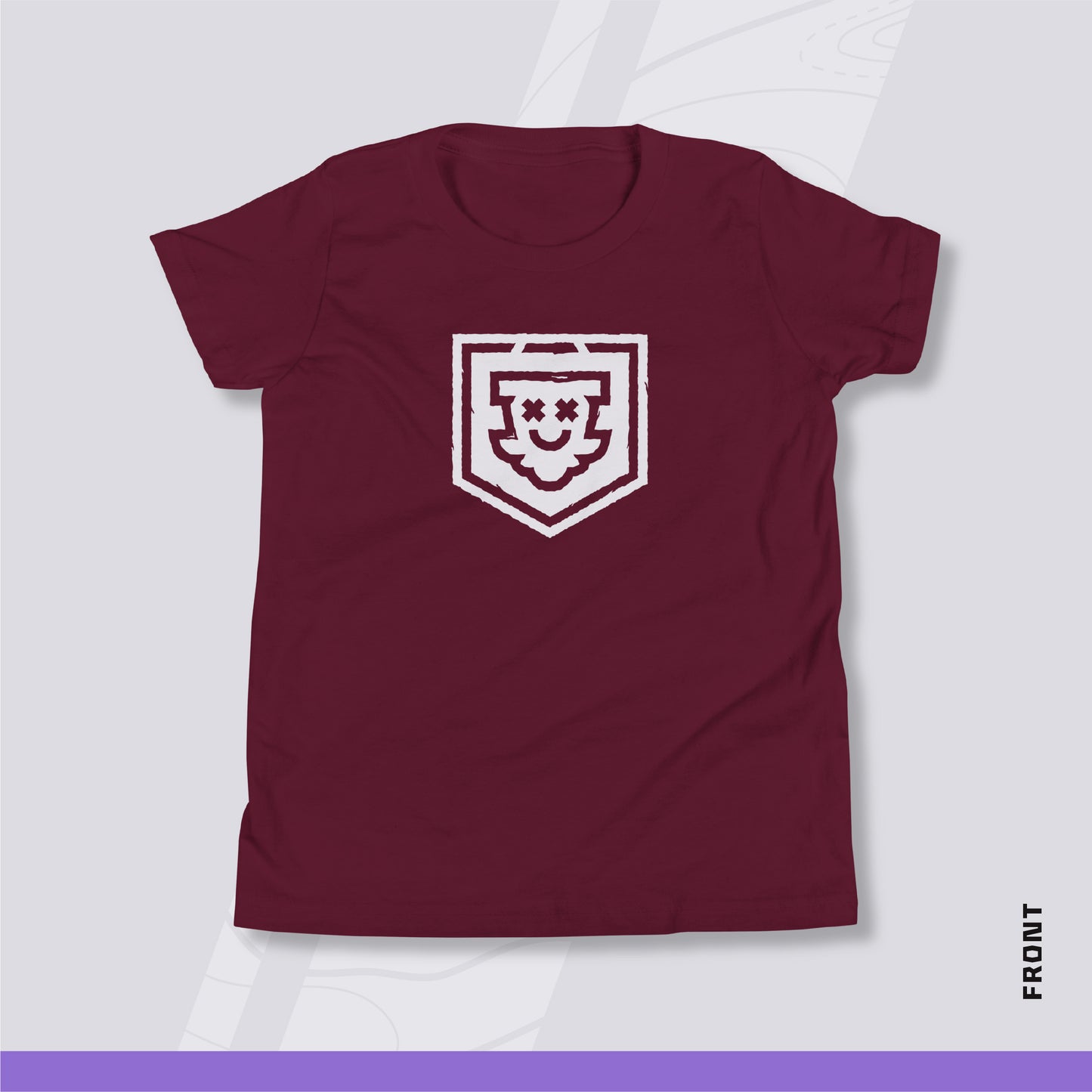Youth Disc Golf Shirt - "Bag On" (Dark Variant)