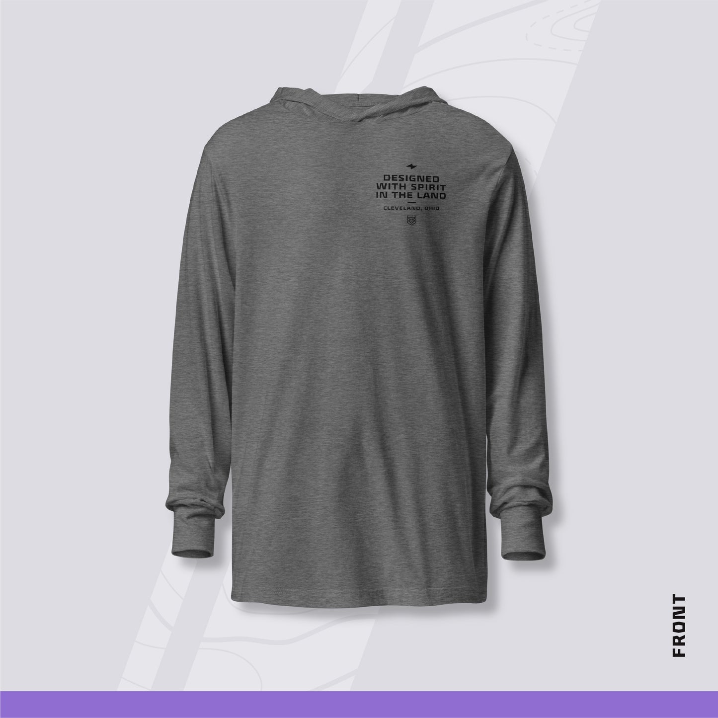 Unisex Hooded Long Sleeve Disc Golf Shirt - FDGC Signature Collection 001