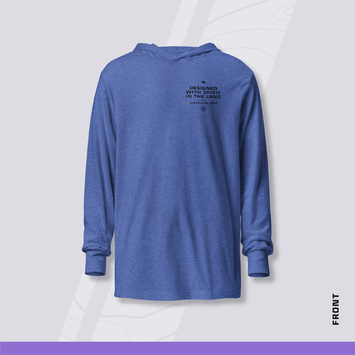 Unisex Hooded Long Sleeve Disc Golf Shirt - FDGC Signature Collection 001