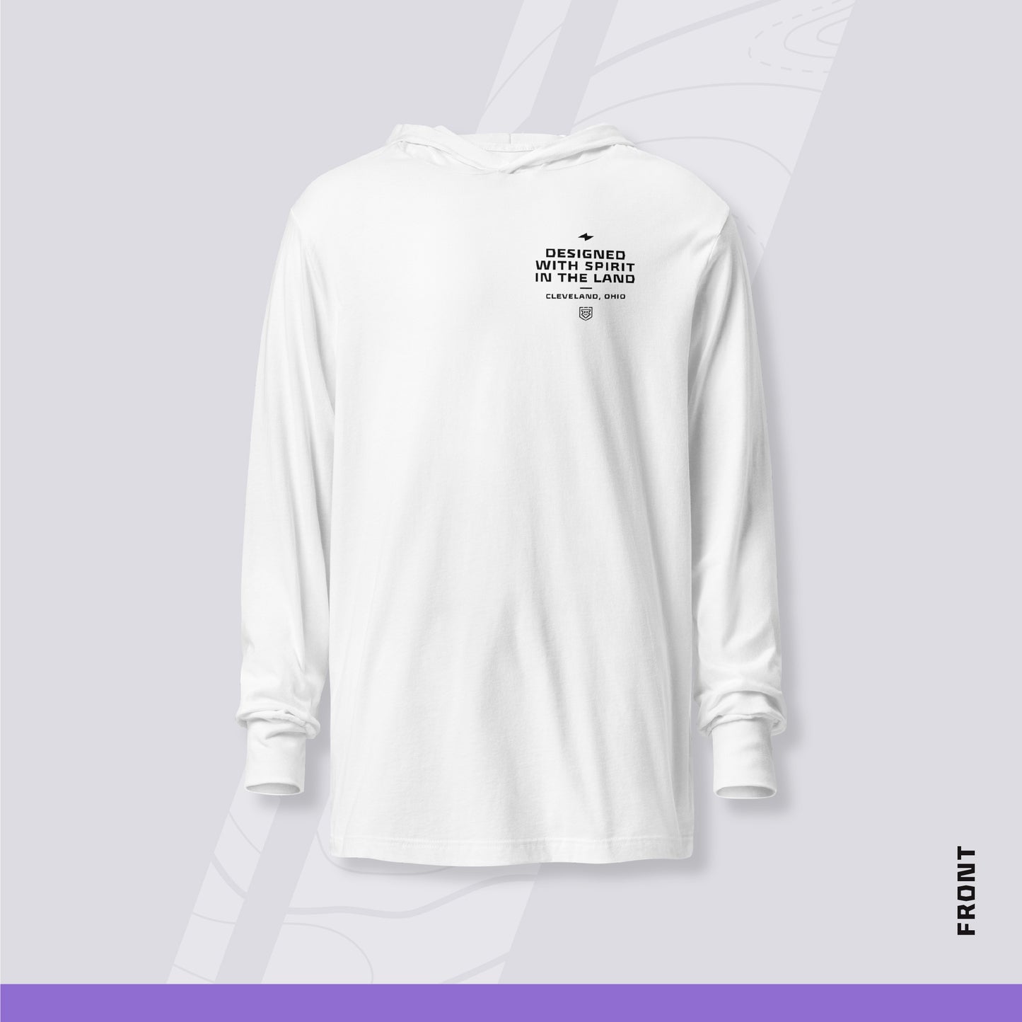 Unisex Hooded Long Sleeve Disc Golf Shirt - FDGC Signature Collection 001