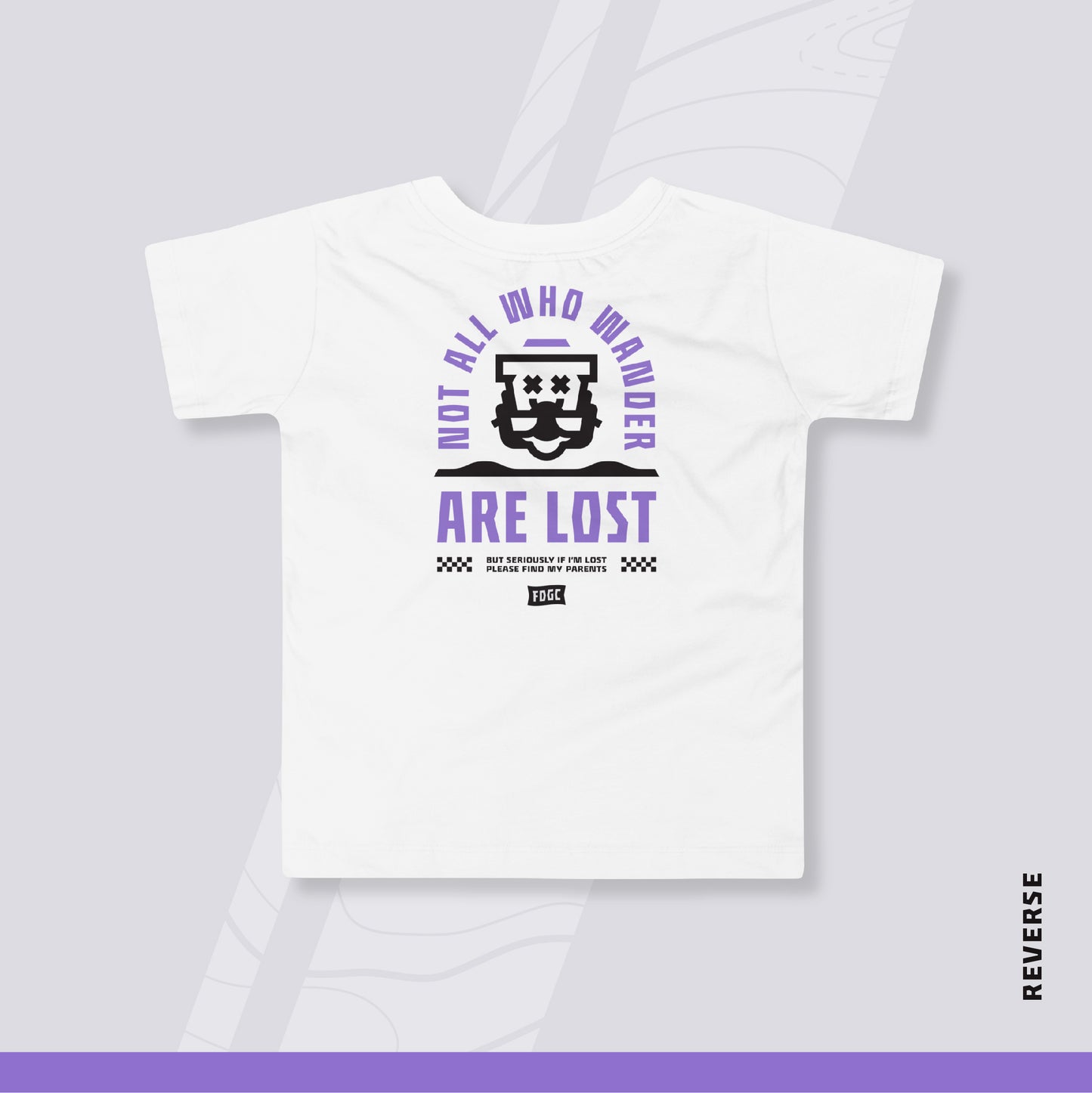 Toddler Disc Golf Shirt - "The Wanderer"