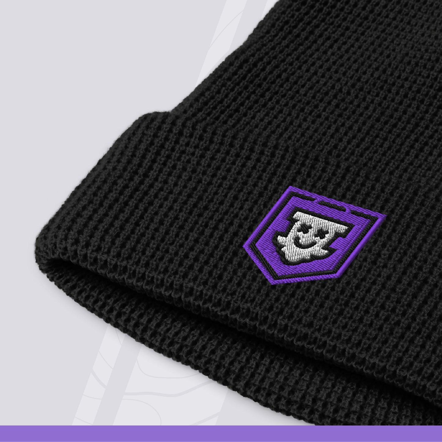 Unisex Disc Golf Beanie - Shield Logo