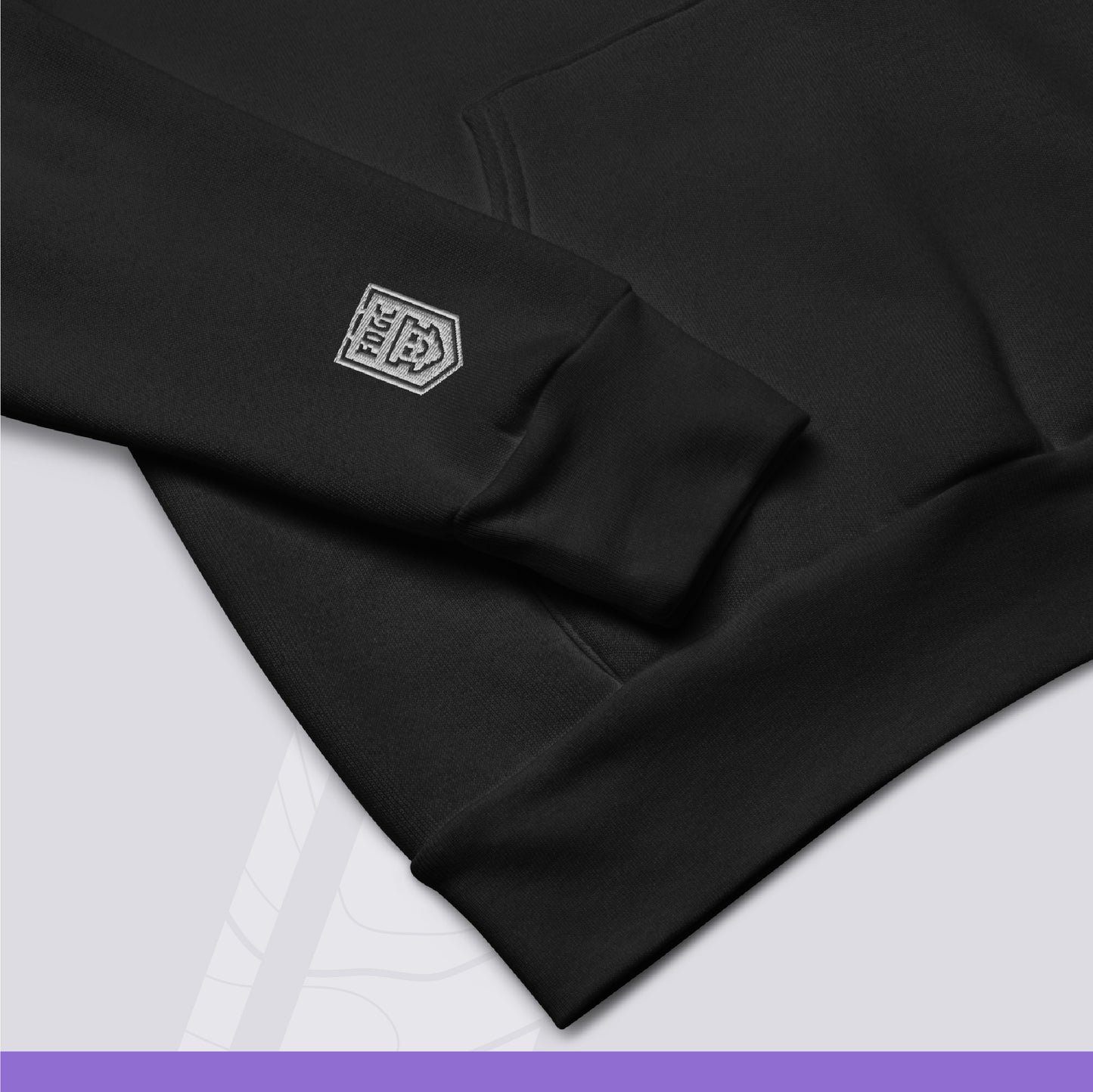 Unisex Embroidered Disc Golf Hoodie - Shield Logo