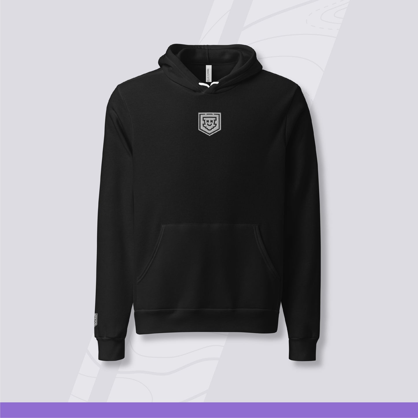 Unisex Embroidered Disc Golf Hoodie - Shield Logo