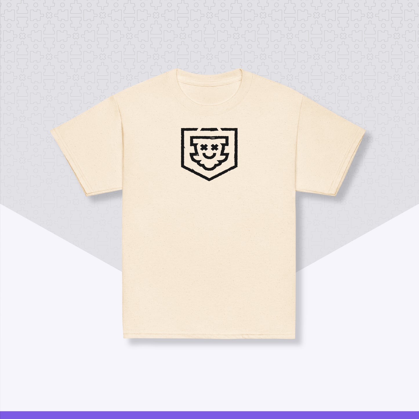 Youth Disc Golf Shirt | Bag On (Light Variant) - Gildan 5000B