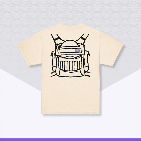 Youth Disc Golf Shirt | Bag On (Light Variant) - Gildan 5000B