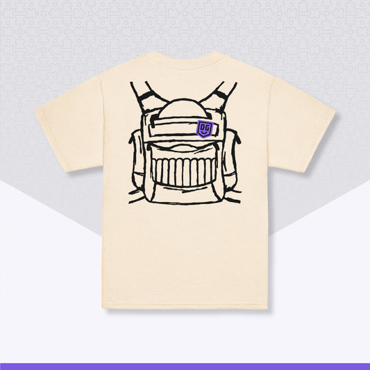 Youth Disc Golf Shirt | Bag On (Light Variant) - Gildan 5000B