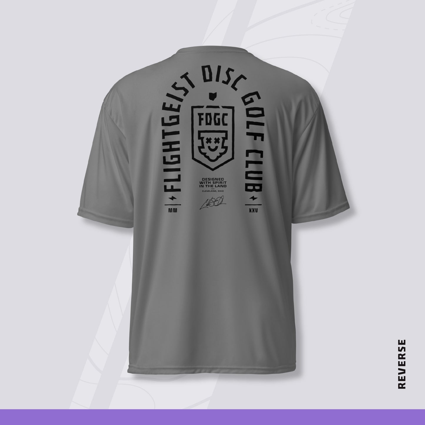 Unisex A4 Performance Disc Golf Jersey - FDGC Signature Collection 001