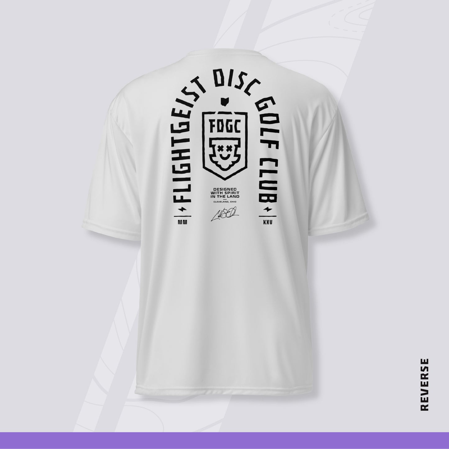 Unisex A4 Performance Disc Golf Jersey - FDGC Signature Collection 001