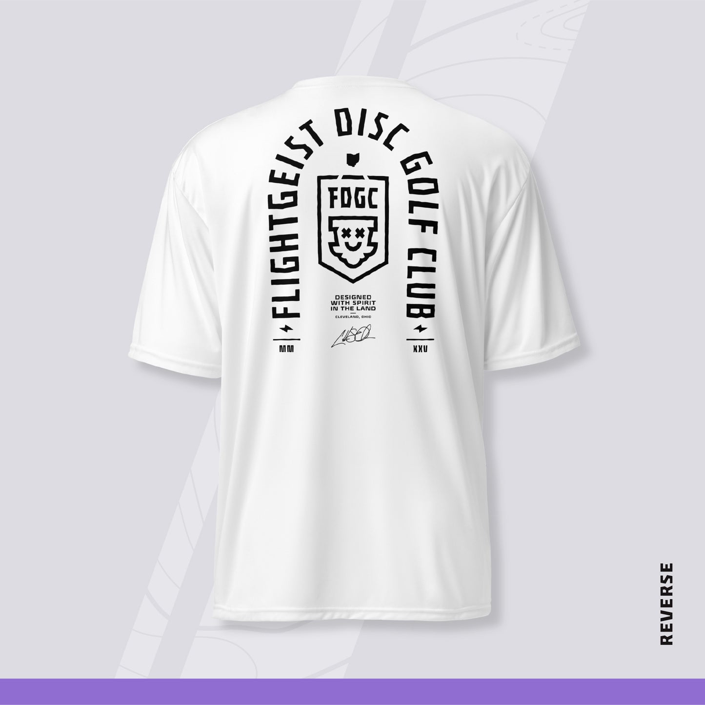 Unisex A4 Performance Disc Golf Jersey - FDGC Signature Collection 001