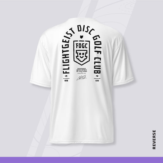 Unisex A4 Performance Disc Golf Jersey - FDGC Signature Collection 001