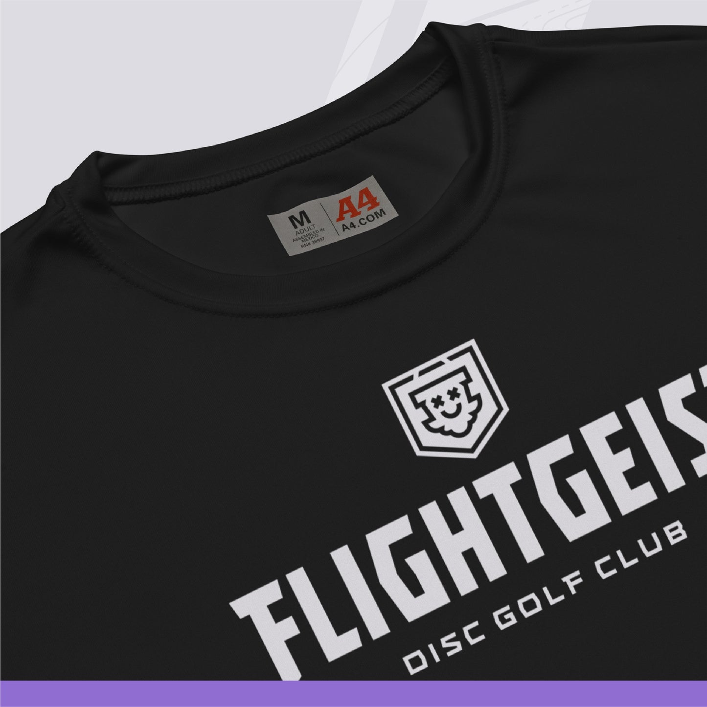 Unisex A4 Performance Disc Golf Jersey - Tournament Standard